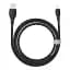 Кабель Baseus Pudding Series Fast Charging Cable USB to Lightning 2.4A 2m P10355700111-01 Black - миниатюра 2