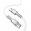 Кабель Baseus Cafule Metal USB-C to USB-C 100W 1m White (CATJK-C02) [82102] - мініатюра 2
