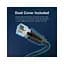 Патч-корд 0.5м, S/FTP cat 8 RJ-45 black Vention (IKKBD) - мініатюра 8