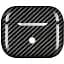 Чохол CasePro Carbon Fiber для AirPods 3 Black - мініатюра 2