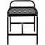Лавка для саду Chomik Garden Line Gardineo 126x42x55 см чорна - мініатюра 4