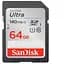 Карта пам'яті SanDisk 64GB SD class 10 UHS-I Extreme Ultra (SDSDUNB-064G-GN6IN) - мініатюра 1