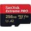 Карта памяти SanDisk 256 GB microSDXC UHS-I U3 Extreme Pro+SD Adapter (SDSQXCD-256G-GN6MA) - миниатюра 2