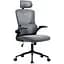 Офісне крісло GT Racer X-5728 Black/Gray [121531] - мініатюра 1
