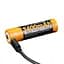 Аккумулятор 18650 Fenix 3400mAh 3.6V с micro-USB зарядкой (Черно-желтый) - миниатюра 4