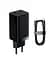 Мережевий зарядний пристрій Baseus GaN3 Pro Fast Charger 2Type-C+USB 65 W CCGP050101 Black - мініатюра 1