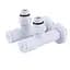 Набір Кран вентильний кутовий з американкою Solomon Lux 1/2″ 7777 (2шт.) White 000020285 - мініатюра 1