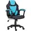 Уценка. Геймерское детское кресло GT Racer черное с синим (X-1414 Black/Light Blue) - миниатюра 1