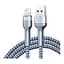 Дата кабель для зарядки айфонов REMAX Jany RC-124i USB - Lightning 8-pin Серебряный (1м) - миниатюра 2
