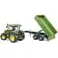 Іграшкова машинка Bruder Трактор John Deere 5115M з причепом 1:16 (02108) - мініатюра 2