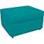 М'який пуф Andro Ismart Teal Bestseller 60х80х47 см бірюзовий (60BPT) - мініатюра 1