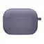 Силіконовий футляр з мікрофіброю для навушників Airpods Pro 2 / Pro Сірий / Lavender Gray - мініатюра 1