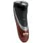 Электробритва Новый Харьков НХ-8508 Фаворит-Q Red, 6W, роторная, сухое бритье, 3 головки для бритья, двойные лезвия, плавающая конструкция ножей, повторение контуров лица, питание аккумуляторный Li-ion, триммер для висков - миниатюра 1
