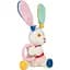 Іграшка для собак GiGwi Plush Friendz Зайчик з кільцем та пищалкою 16 см - мініатюра 1
