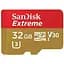 Картка пам'яті microSDHC SanDisk Extreme Action A1 32 Gb UHS-1 U3 V30 (R100MB/s 667x) - мініатюра 1