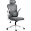 Офісне крісло GT Racer X-5728 White/Gray [125606] - мініатюра 2
