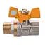 Кран кульовий прямий Q Professional 1/2″ ЗВ ЖБ PN40 QP152 - мініатюра 1