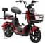Электроскутер Двухместный Crosser CR2 (800W, 60V, 24Ah, графеновые АБК) Красный - миниатюра 1