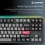 Клавиатура GamePro Asgard Ragnar Keychron Super Red Switch Wireless/Bluetooth/USB Black беспроводная (MK285BK) - миниатюра 10