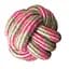Игрушка для собак узла мяч с веревки 7.5 см. Croci PASTEL розовый - миниатюра 1