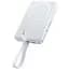 Портативний ЗП Power Bank Baseus EnerFill FM11 30W з БЗП with cable 10000mAh (E00289) Moon White - мініатюра 1