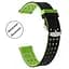 Двойной ремешок Motorola с перфорацией для часов Moto 360 2nd gen 46 мм Black Green - миниатюра 2