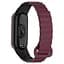 Ремінець Dual-color Magnetic для Xiaomi Mi Band 7/6/5/4/3 Plum / Black - мініатюра 2