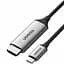 Кабель перехідник UGREEN MM142 USB Type-C для HDMI 4K Ultra HD (4K@60Hz; 1080P@144Hz) Aluminium Black 1m (25155) - мініатюра 1