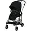 Коляска Cybex Melio Moon Black з бампером чорна (522002647) - мініатюра 1
