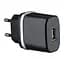 Сетевое зарядное устройство Hoco C12Q Smart QC3.0 charger (EU) Черный (Уценка) - миниатюра 1