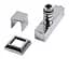 Набір кутових кранів Solomon LUX 8888-CUBE 1/2" з американкою Chrome 30412 - мініатюра 3