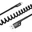 Кабель Baseus Fish eye Spring спиральный Lightning 3 A 1 м CALSR-01 - миниатюра 1