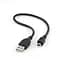 Кабель Cablexpert USB - mini USB V 2.0, 0.3 м, чорний (CCP-USB2-AM5P-1) - мініатюра 1
