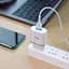 Мережевий зарядний пристрій 1USB Hoco C12Q 3A White + USB Cable Type-C - мініатюра 5