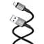 Кабель Borofone BX83 Micro Famous silicone charging data cable чорний - мініатюра 3