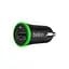 Автомобільний зарядний пристрій Belkin (1USB, 2.4A) Black (F7U002bt06-BLK)_OEM (F7U002bt06-BLK_OEM) - мініатюра 1