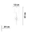 Бра Friendlylight Ascent Brass FL4093 - мініатюра 3