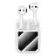 Беспроводные наушники Hoco EW80 Magnificent true wireless touch screen BT headset, BT5.4, 30mAh, 300mAh, 4h, white - миниатюра 3