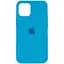 Чехол Silicone Case Full Protective (AA) для Apple iPhone 13 mini (5.4) Голубой / Blue - миниатюра 1