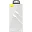 Кабель Baseus Simple Wisdom Cable Type-C to Lightning Kit 5A 1.5m 2PCS-Set 1.5m TZCATLZJ-02 White - мініатюра 3