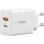 Мережевий зарядний пристрій Baseus Cube Baseus Cube 30W USB-A + USB-C Moon White (P10111404213-00) [132864] - мініатюра 1