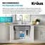 Смеситель для кухни на две воды Kraus Bolden KFF-1610SFSMB, Черный - миниатюра 4