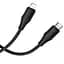 Дата кабель Hoco X124 Bien silicone Type-C to Lightning 27W (1m) Black - мініатюра 2