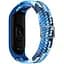 Плетений ремінець Elastic Adjustment Xiaomi Mi Band 7/6/5/4/3 Colorful Blue - мініатюра 1