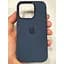 Оригінальний силіконовий чохол Apple Silicone Case MagSafe Storm Blue для iPhone 14 Pro (6.1") (MPTF3ZM/A) - мініатюра 2