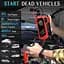 Пускозарядний пристрій Jump StaRter для автомобіля 2000мАч з компресором (Червоний) - мініатюра 3