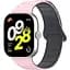Ремешок DK для Xiaomi Mi Band 8 Pro Silicone Shaped Magnetic Band (018838) (pink / grey) - миниатюра 2