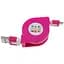 Кабель Toto TKX-66 Flat USB cable microUSB 1m Lilac - миниатюра 1