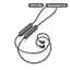 Bluetooth-адаптер KZ APTX-HD Bluetooth 5.0 cable upgrade Wire C pin сірий - мініатюра 5