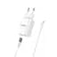 Мережевий зарядний пристрій 2 USB Hoco C62A 2.1 A White + USB Cable iPhone 8 - мініатюра 4